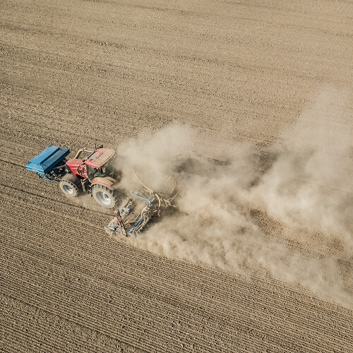Staub in der Landwirtschaft